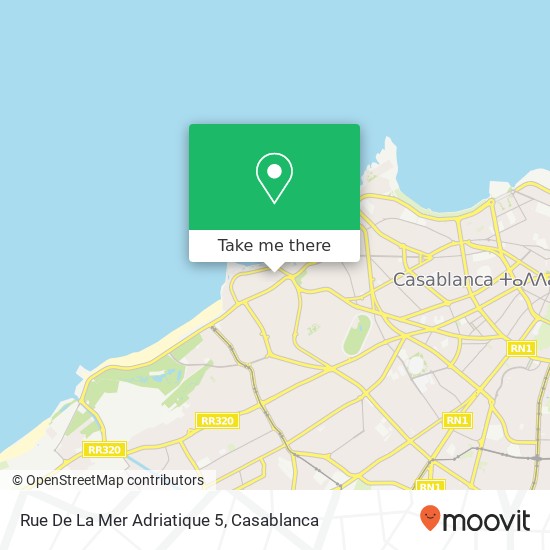 Rue De La Mer Adriatique 5 map