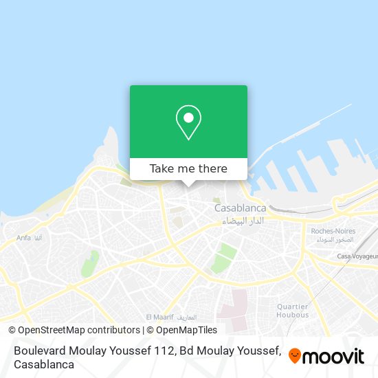 Boulevard Moulay Youssef 112, Bd Moulay Youssef map