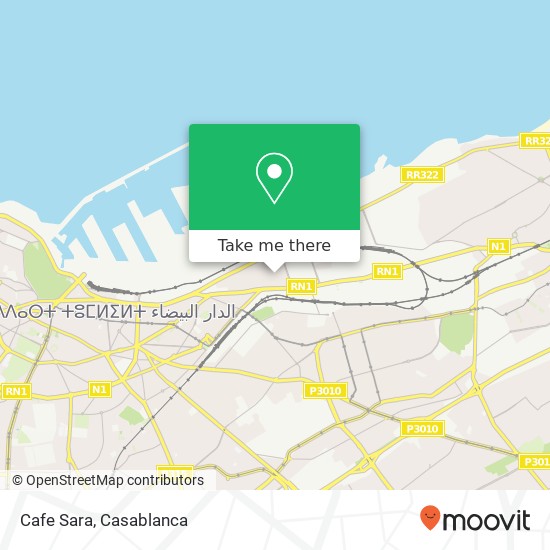 Cafe Sara map