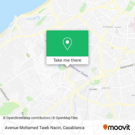 Avenue Mohamed Taieb Naciri map