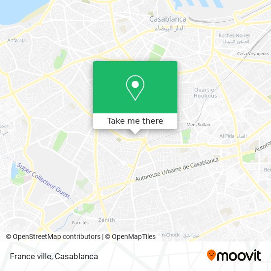 France ville map