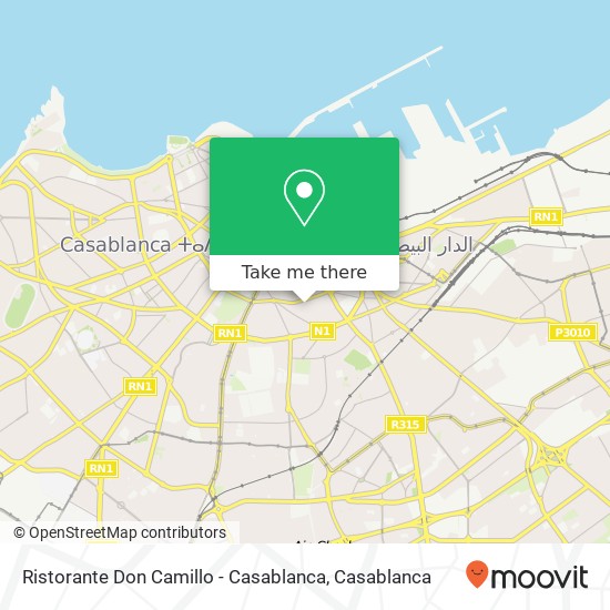 Ristorante Don Camillo - Casablanca map