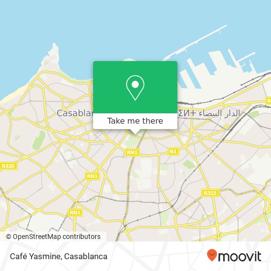 Café Yasmine map