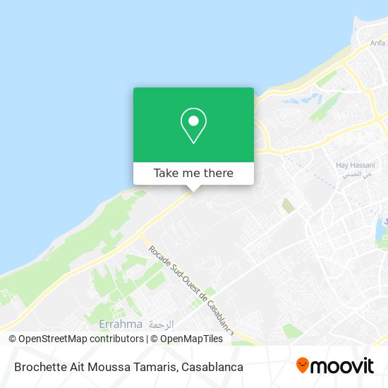Brochette Ait Moussa Tamaris map