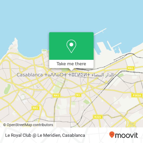 Le Royal Club @ Le Meridien map