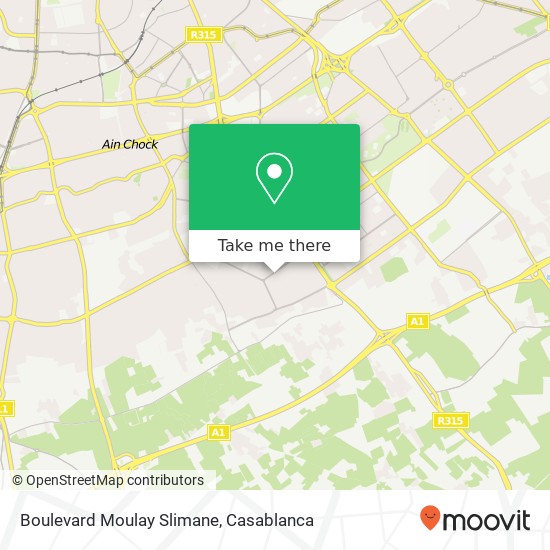 Boulevard Moulay Slimane map