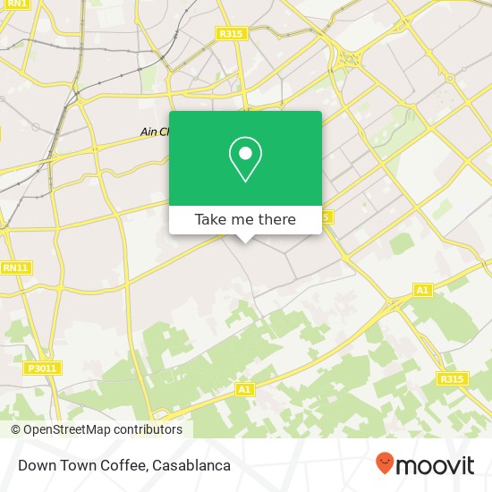 Down Town Coffee map