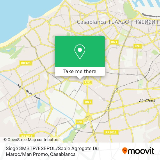 Siege 3MBTP / ESEPOL / Sable Agregats Du Maroc / Man Promo map