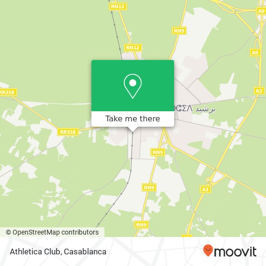 Athletica Club map