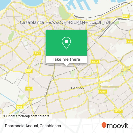 Pharmacie Anoual map