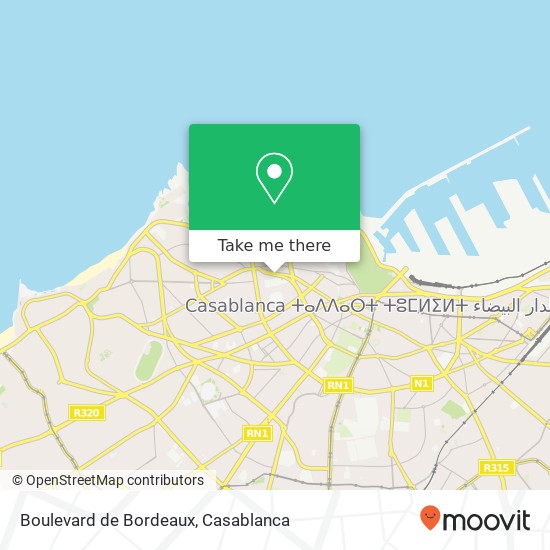 Boulevard de Bordeaux map