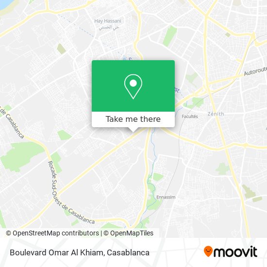 Boulevard Omar Al Khiam map