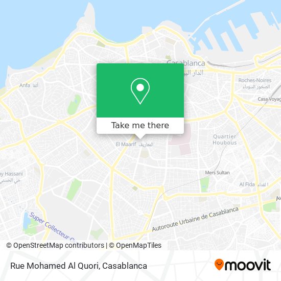 Rue Mohamed Al Quori map