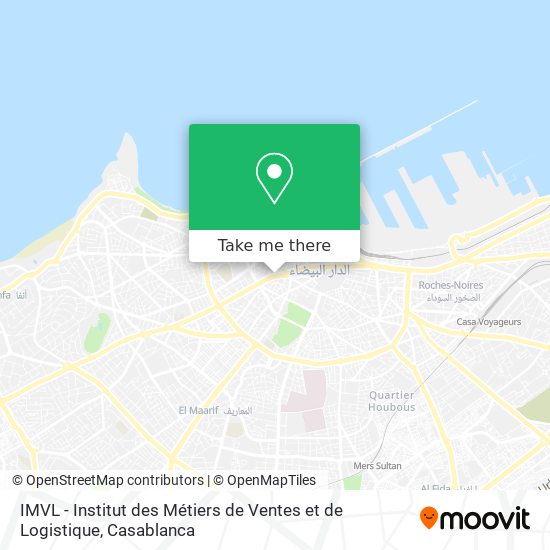 IMVL - Institut des Métiers de Ventes et de Logistique map