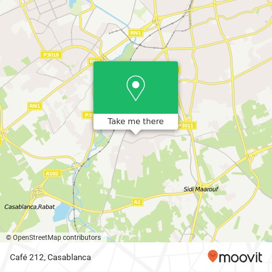Café 212 map