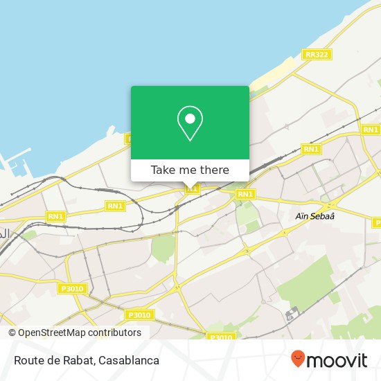 Route de Rabat map