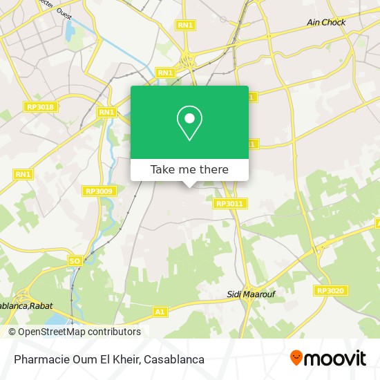 Pharmacie Oum El Kheir map