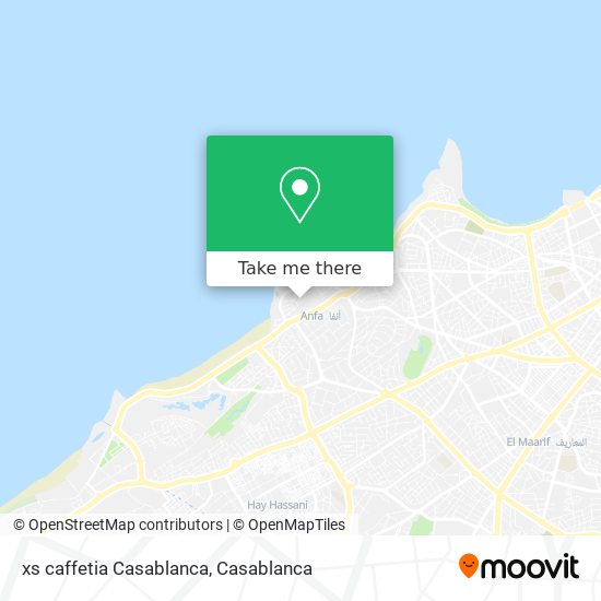 xs caffetia Casablanca map