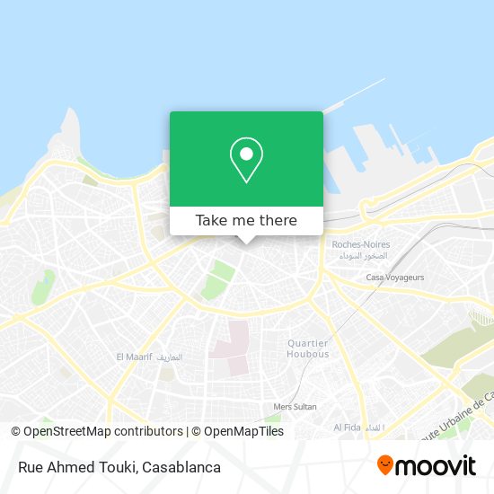 Rue Ahmed Touki map