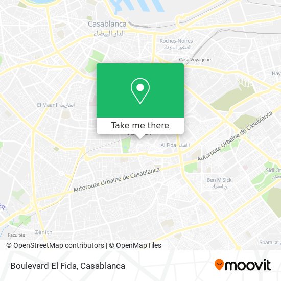 Boulevard El Fida map