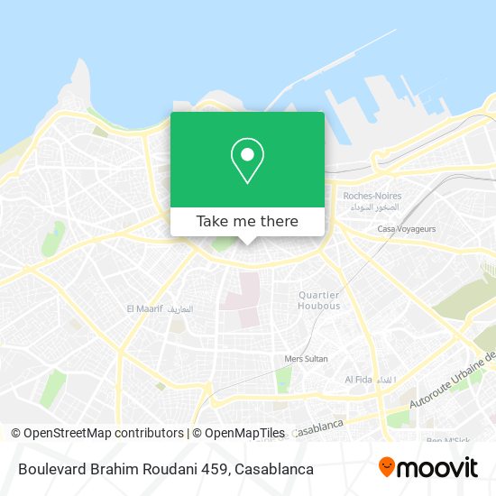 Boulevard Brahim Roudani 459 map