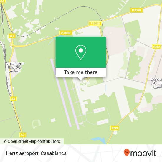 Hertz aeroport map
