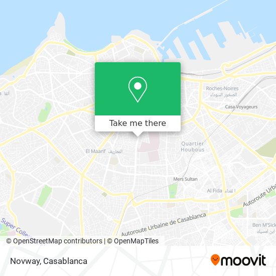 Novway map