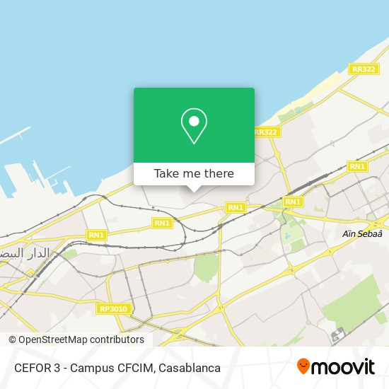 CEFOR 3 - Campus CFCIM map