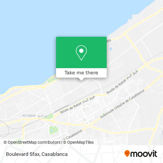 Boulevard Sfax map