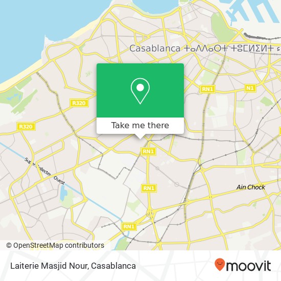 Laiterie Masjid Nour map