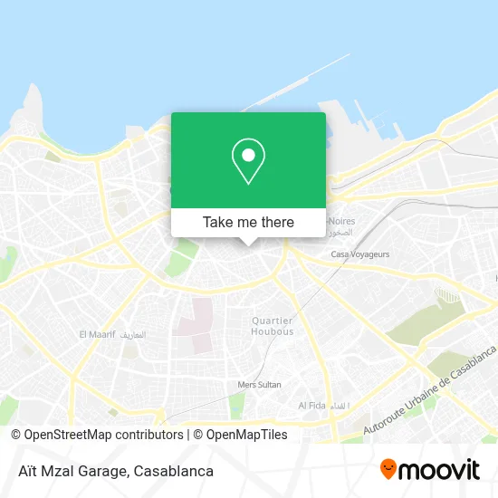 Aït Mzal Garage map