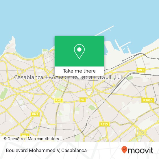 Boulevard Mohammed V map