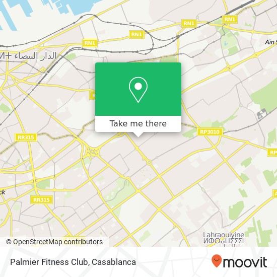 Palmier Fitness Club map