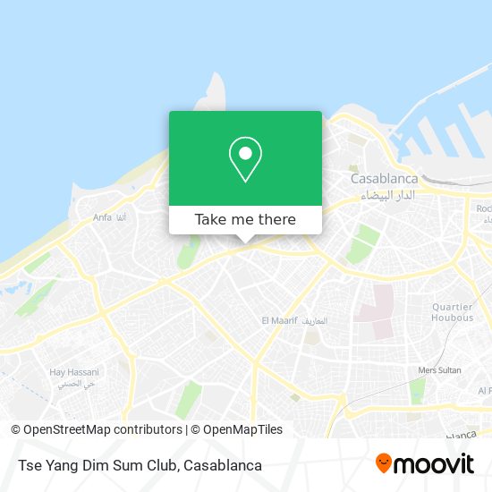 Tse Yang Dim Sum Club map