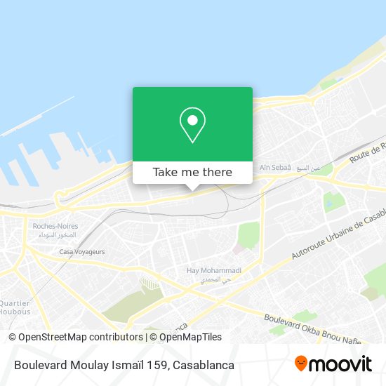 Boulevard Moulay Ismaïl 159 map