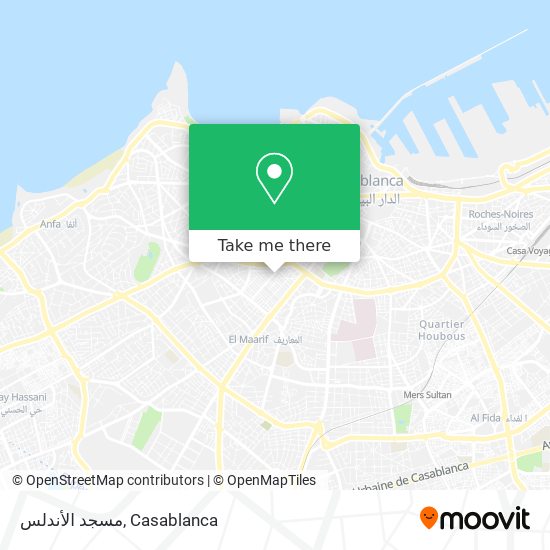 مسجد الأندلس map