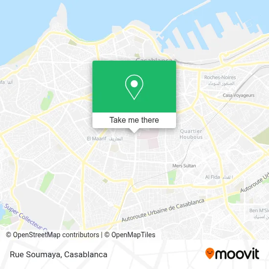 Rue Soumaya map