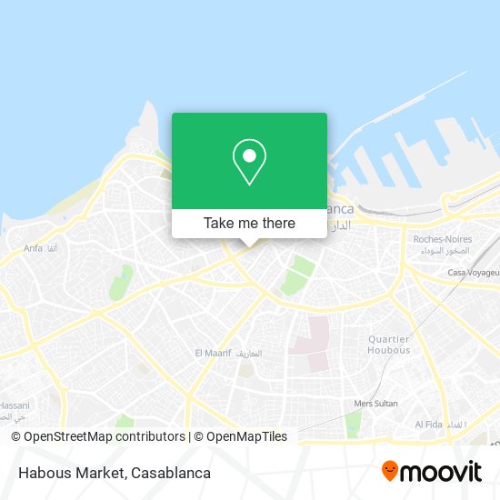 Habous Market map