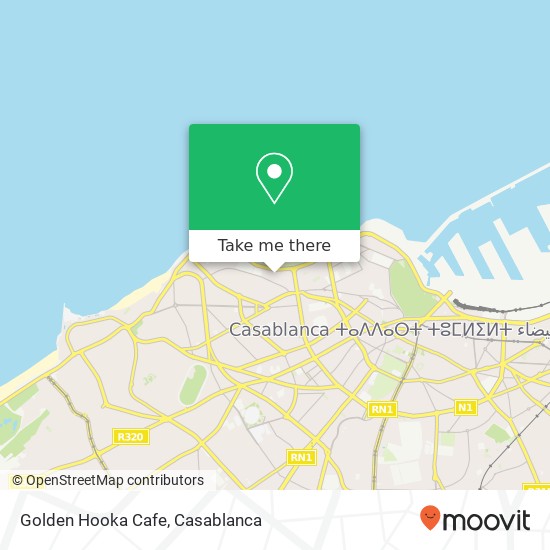 Golden Hooka Cafe map