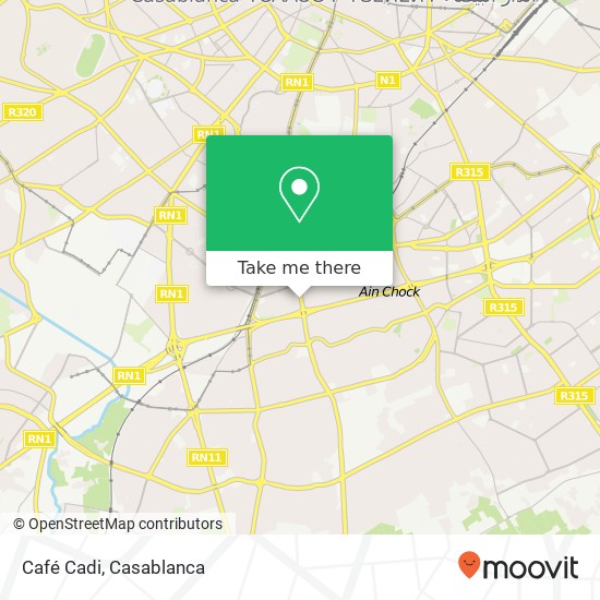 Café Cadi map