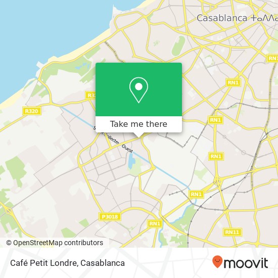 Café Petit Londre map