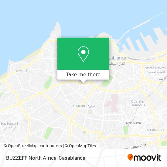 BUZZEFF North Africa map