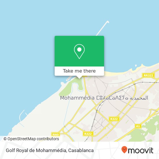 Golf Royal de Mohammédia plan