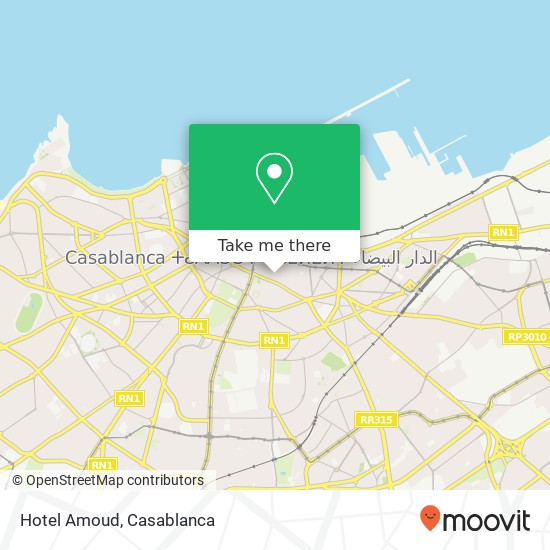Hotel Amoud map
