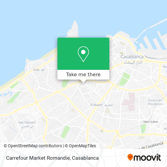Carrefour Market Romandie plan