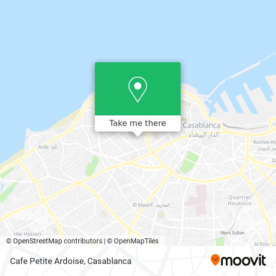 Cafe Petite Ardoise map