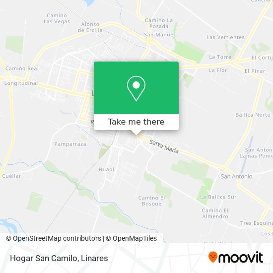 Hogar San Camilo map