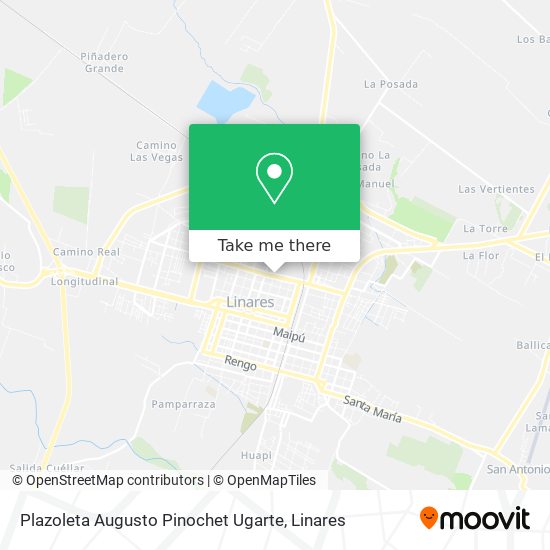 Mapa de Plazoleta Augusto Pinochet Ugarte