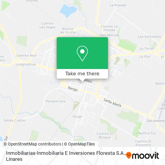 Inmobiliarias-Inmobiliaria E Inversiones Floresta S.A. map