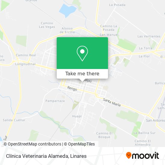 Clínica Veterinaria Alameda map